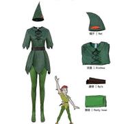 Adult Costume Peter Pan Wendy Fantasy Party Wear Polyester Dress 140 A Women