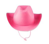 Adult Cowboys Hat Women's Masquerade Party Trimmed Cowboy Hat Plain Colours Cowboy Cap Light Up Sequin Cowgirl Hats Unisex Fancy Dress Party Accessory