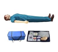 Adult CPR Manikin, Cardiopulmonary Resuscitation Training Mannequin Rubber Body Artificial Respiration Human Model Cardiopulmonary Resuscitation Simulator First Aid Training