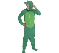 Smiffys Crocodile Costume, Green, M - Size 38 inches-40 inches