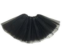 Adult Dancewear Princess Tutu Skirt Skirts Dress Up Fancy Dress Tutu Hen Night Party (Black)
