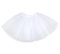 Adult Dancewear Princess Tutu Skirt Skirts Dress Up Fancy Dress Tutu Hen Night Party (White)