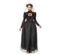 Adult Day of the Dead Deluxe Khalo Style Sacred Heart Bride Halloween Costume