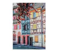 Adult Decorative Jigsaw Puzzle, Colmar Facade, 300 PCS