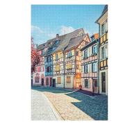 Adult Decorative Jigsaw Puzzle, Colmar Street, 1000 PCS