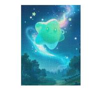 Adult Decorative Jigsaw Puzzle, Cute Star in Polar Lights, 500 PCS