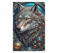 Adult Decorative Jigsaw Puzzle, Galactic Overlord Wolf, 1000 PCS
