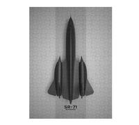 Adult Decorative Jigsaw Puzzle, Lockheed SR71 Blackbird, 500 PCS