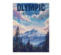 Adult Decorative Jigsaw Puzzle, Olympic National Park USA, 500 PCS