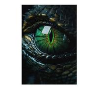 Adult Decorative Jigsaw Puzzle, Poison Dragons Green Eye, 300 PCS