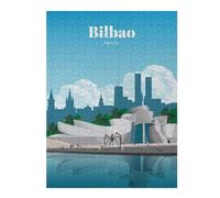 Adult Decorative Jigsaw Puzzle, Visit Bilbao, 500 PCS
