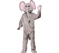 Adult Deluxe Paradise Elephant Fancy Dress Mascot - One Size