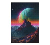 Adult Detailed Jigsaw Puzzle, A Man Standing The Mount, 300 PCS