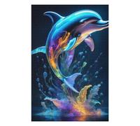 Adult Detailed Jigsaw Puzzle, Magic Realism Dolphin, 1000 PCS