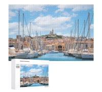 Adult Detailed Jigsaw Puzzle, Port De Marseille, 1000 PCS