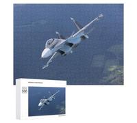 Adult Detailed Jigsaw Puzzle, Sukhoi Su30 Jet War, 500 PCS
