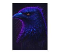 Adult Detailed Jigsaw Puzzle, The Ravens Head, 500 PCS