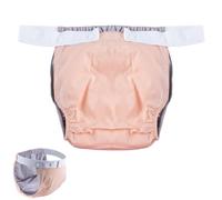 Adult Diapers for Women,Adult Cloth Diaper Reusable Washable Women's Leakproof Urine Panties Incontinence Diapers for Men Incontinence Protective Briefs Underwear(Orange,Large)