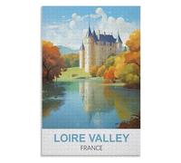 Adult Difficult Challenge Scenery， Loire Valley France，Adults 1000 Piece Jigsaw Puzzle- Christmas，70x50，paper puzzle，AA-1064