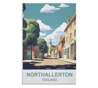 Adult Difficult Challenge Scenery， Northallerton England ，Adults 1000 Piece Jigsaw Puzzle- Christmas，38x26，paper puzzle，AA-1164