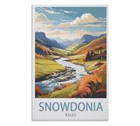 Adult Difficult Challenge Scenery， Snowdonia Wales，Adults 1000 Piece Jigsaw Puzzle- Christmas，75x50，wooden puzzle ，AA-764