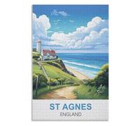 Adult Difficult Challenge Scenery， St Agnes England，Adults 1000 Piece Jigsaw Puzzle- Christmas，75x50，wooden puzzle ，AA-1184
