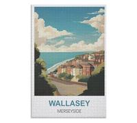 Adult Difficult Challenge Scenery， Wallasey Merseyside，Adults 1000 Piece Jigsaw Puzzle- Christmas，52x38，paper puzzle ，AA-1024