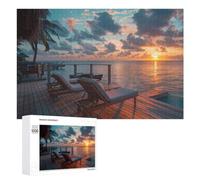 Adult Distinctive Jigsaw Puzzle, Oceans Twilight, 1000 PCS