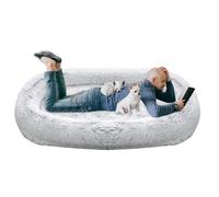 Adult Dog Bed for Humans,Indoor Cats Caves Comfortable Washable Pet Cushion | Cat Sleeping Pad Plush Cushion with Raised Edges for Autumn Winter