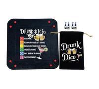 Adult Drinking Games - Party Activity Dice, Fun Interaction Set for Couples Friends, Tailgate Bachelorette Social Event, Bachelor Birthday Gathering, Housewarming Camping Holiday Entertainment
