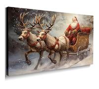 Adult Educational and Fun Puzzles 1000 Pieces Christmas Sleigh Scene with Snowfall is an for Christmas Lovers and Vintage Lovers
