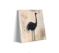 Adult Educational and Fun Puzzles 1000 Pieces Contemporary Ostrich Colorful Cultural Challenge Art Puzzle Holiday Christmas New Year Decoration