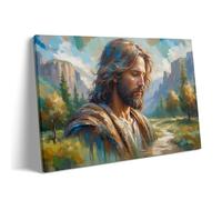 Adult Educational and Fun Puzzles 1000 Pieces Jesus in The Wilderness Inspirational Christian Peace Spirituality