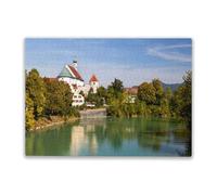 Adult Educational and Fun Puzzles 500 Pieces Franciscan Monastery in Fussen Colorful Jigsaw Puzzles for Adults and Teens Puzzle Toys Wooden Gifts