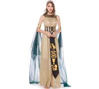 Adult Egyptian Princess Costume - Cleopatra Queen, Cosplay Ensemble, Goddess Outfit, Halloween Masquerade Clothing, Theme Festival, Party Event Clothing, Costume Accessories Celebration
