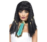Adult Egyptian Queen Cleopatra Goddess Black and Gold Fancy Dress Costume