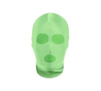 Adult Elastic Spandex Full Head Mask, 3 Openings Breathable Skin-Fitting Balaclava Hood, Vibrant Solid Colour Costume Hood for Cosplay Events, Halloween Party, Carnival Show & Fancy-Dress Themed