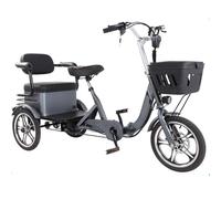 Adult electric tricycle - 48V 15Ah, 60km range, can climb 30° inclines, 3 driving modes, multiple storage compartments, 200kg max load