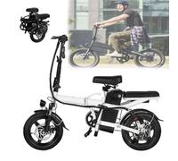 Adult Electric Tricycle, Folding Design, 20mph Speed, 40km Range, 100nm Torque, Highlight Headlamps, Ideal for Commuting, Gravel, and Snow Roads