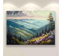 Adult Entertainment Jigsaw Puzzle 500 Pieces Great Smoky Mountains for Players Who Like to Challenge The Difficult and Unlock More Complex Patterns in Hd