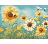 Adult Entertainment Jigsaw Puzzle 500 Pieces You are My Sunshine Bees Challenging Educational Toys Home Decor