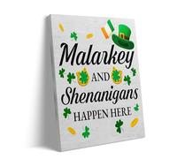 Adult Entertainment Puzzle 1000 Pieces St. Patrick's Day Lucky Four-Leaf Clover and Horseshoe Irish St. Patrick's Day Inspirational Items Shamrock Green Family and Party