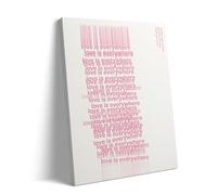 Adult Entertainment Puzzle 1000 Pieces Valentine's Day Love is Everywhere Design Pink Gradient Inspirational