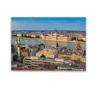 Adult Entertainment Puzzle 500 Pieces Budapest City Skyline - Budapest Colorful Jigsaw Puzzles for Adults and Teens Puzzle Toys Wooden Gifts