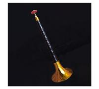 Adult Ethnic Suona Ebony Pole Gold-plated Hoop D Key Suona Chinese Traditional Woodwind Instrument Suona Set