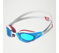 Adult Fastskin Hyper Elite Goggles White/Blue/Red - One Size Aqua Blue/Bolt/Flame Red One Size