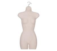 Adult Female Full Size Hanging Body Form Display Mannequin Body Form Mannequin Display Form Ideal for Shop Display, Market Traders (Light Skin)