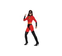 (Adult female version + eye mask, XL) European and American animation The Incredibles cosplay anime costume Halloween one-piece tights performance costume