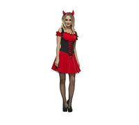 Adult Fever Ladies Wicked Little Devil Halloween Fancy Dress Costume