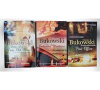 Adult Fiction Charles Bukowski 3 books collection Paperback Post Office Notes of a dirty old man Tales of ordinary madness